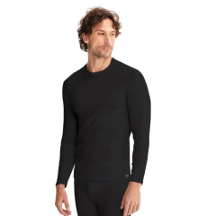 BLUSA MASCULINA SEGUNDA PELE BÁSICA PRETO 117104PR ALMA - comprar online