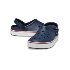 SANDÁLIA UNISSEX CROCBAND OFF COURT CLOG AZUL NAVY E VERMELHO X208371410 CROCS