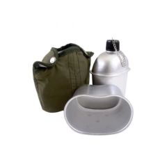 CANTIL E CANECA DE ALUMÍNIO 900ML XEPA COM ESTOJO VERDE NAUTIKA - comprar online