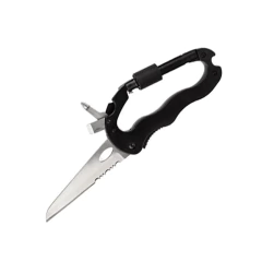 CANIVETE MULTIFUNCIONAL TIPO MOSQUETÃO PRETO DSK-001 AF