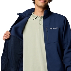 JAQUETA MASCULINA ASCENDER SOFTSHELL SEM CAPUZ AZUL NAVY WM6044-467 COLUMBIA na internet