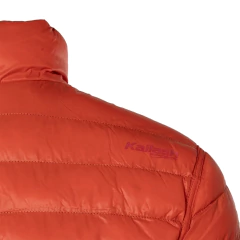 JAQUETA MASCULINA PUFFER DUPLA FACE GOOSE DOWN PRETO E LARANJA ESCURO 12024I48 KAILASH