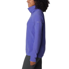 BLUSÃO FEMININO FLEECE GLACIAL™ IV 1/2 ZIP ROXO PURPLE LOTUS AK1131-546 COLUMBIA na internet