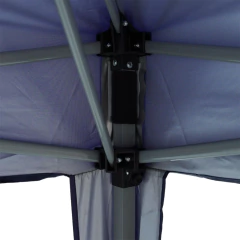 GAZEBO SANFONADO ALUMINIZADO ALUXX 3X3M AZUL NAUTIKA - comprar online