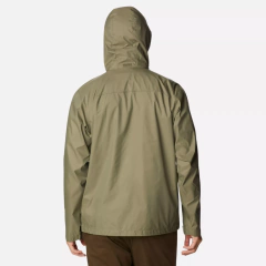 JAQUETA MASCULINA GLENNAKER LAKE RAIN CORTA VENTO VERDE STONE GREEN RM2015-399 COLUMBIA - Terratop Aventura