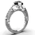 Anel Ciências Sociais - Prata 950 com Rhodium branco - Col. Imperial