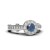 Anel Fonoaudiologia - Prata 950 com Rhodium Branco - Col. Imperial - loja online