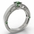 Anel Enfermagem - Prata com Rhodium Branco - Col. Imperial II