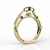 Anel Comissária de voo - Ouro amarelo 18k - Col. Imperial