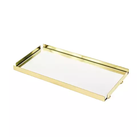 BANDEJA ESPELHADA 35x15 DOURADA - comprar online