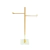 TOALHEIRO DUPLO METAL DOURADO - comprar online