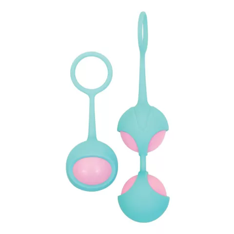 SET BOLAS CHINAS KEGEL - PARA EJERCICIOS PÉLVICOS - ADAM & EVE - SILICONA GRADO MÉDICO