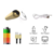 BALA VIBRADORA - DIAMOND DORADA - POTENTE Y DISCRETA - 10 NIVELES DE INTENSIDAD - (RECARGABLE USB) - AVenida69.com | Tienda para adultos