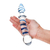 DILDO DE VIDRIO BYLLY - DISEÑO DOBLE ESTIMULACIÓN - 22CM - comprar online
