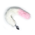 PLUG ANAL METÁLICO - COLITA DE ZORRO - ROSA - TALLA S - comprar online