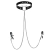 COLLAR FETISH CON PINZAS PARA SENOS - KITTY CAT - NIPPLE CLAMPS FANTASY - ACCESORIO ERÓTICO - comprar online