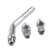 ENEMA - DUCHA ANAL METALICA Y/O VAGINAL - INCLUYE 3 CABEZALES DIFERENTES - tienda online