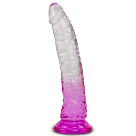 DILDO REALISTA ELARA CAMTOYZ - MORADO - BASE VENTOSA - 20.5 CM