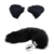 KIT FOXY - PLUG COLA DE ZORRO - DIADEMA OREJITAS - TALLA S (NEGRO) - comprar online