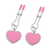 KIT HENTAI - PLUG COLA DE ZORRO - DIADEMA OREJITAS - PINZAS PARA PEZONES - COLLAR - TALLA S (ROSADO CON BLANCO) - tienda online