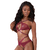 CONJUNTO SENSUAL - LOVE QUEEN - TRANSPARENCIAS - HILO ABIERTO - HENTAI FANTASY - (VINOTINTO) - tienda online