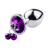 PLUG ANAL METALICO CON CADENA - ADORNO JOYA CASCABEL - TALLA S