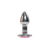 PLUG ANAL METÁLICO - ADORNO JOYA - TALLA XS - (JOYA ROSADO) en internet