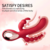VIBRADOR RABBIT TRIPLE ESTIMULACIÓN - KATUYSHA - CLITORIAL, VAGINAL Y ANAL - (RECARGABLE USB) - tienda online