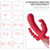 VIBRADOR RABBIT TRIPLE ESTIMULACIÓN - KATUYSHA - CLITORIAL, VAGINAL Y ANAL - (RECARGABLE USB) en internet