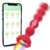 BOLAS ANALES VIBRADORAS - ROUSE BEADS RED - INTERACTIVO APP - (RECARGABLE USB) - comprar online