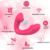Imagen de VIBRADOR Y SUCCIONADOR DE CLÍTORIS - CON CONTROL REMOTO - DOBLE ESTIMULACIÓN - PUNTO G Y CLITORIAL - (RECARGABLE USB)