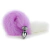 PLUG ANAL METÁLICO - COLITA DE ZORRO - MORADO CON BLANCO - TALLA S - comprar online
