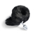PLUG ANAL METÁLICO - COLITA DE ZORRO - NEGRO - TALLA M - comprar online