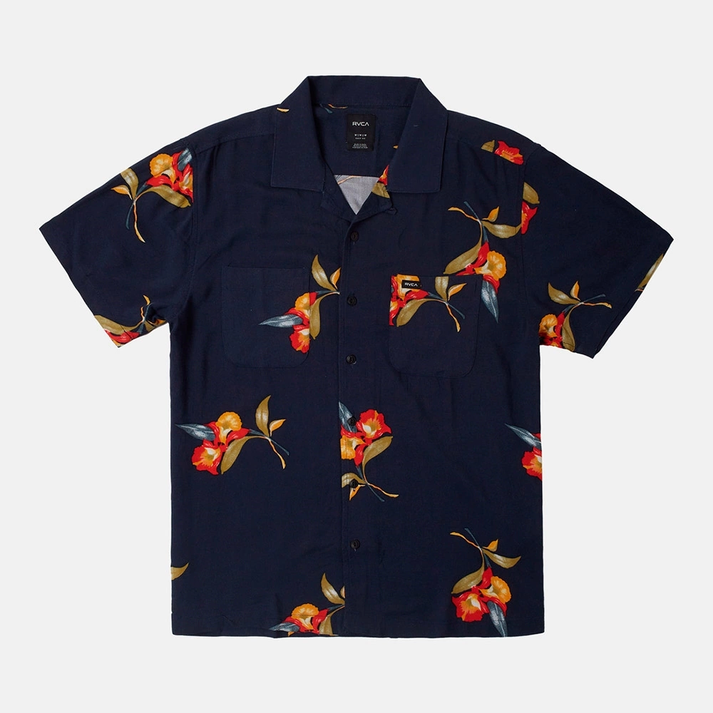 Camisa RVCA Manga Curta Dreamtime