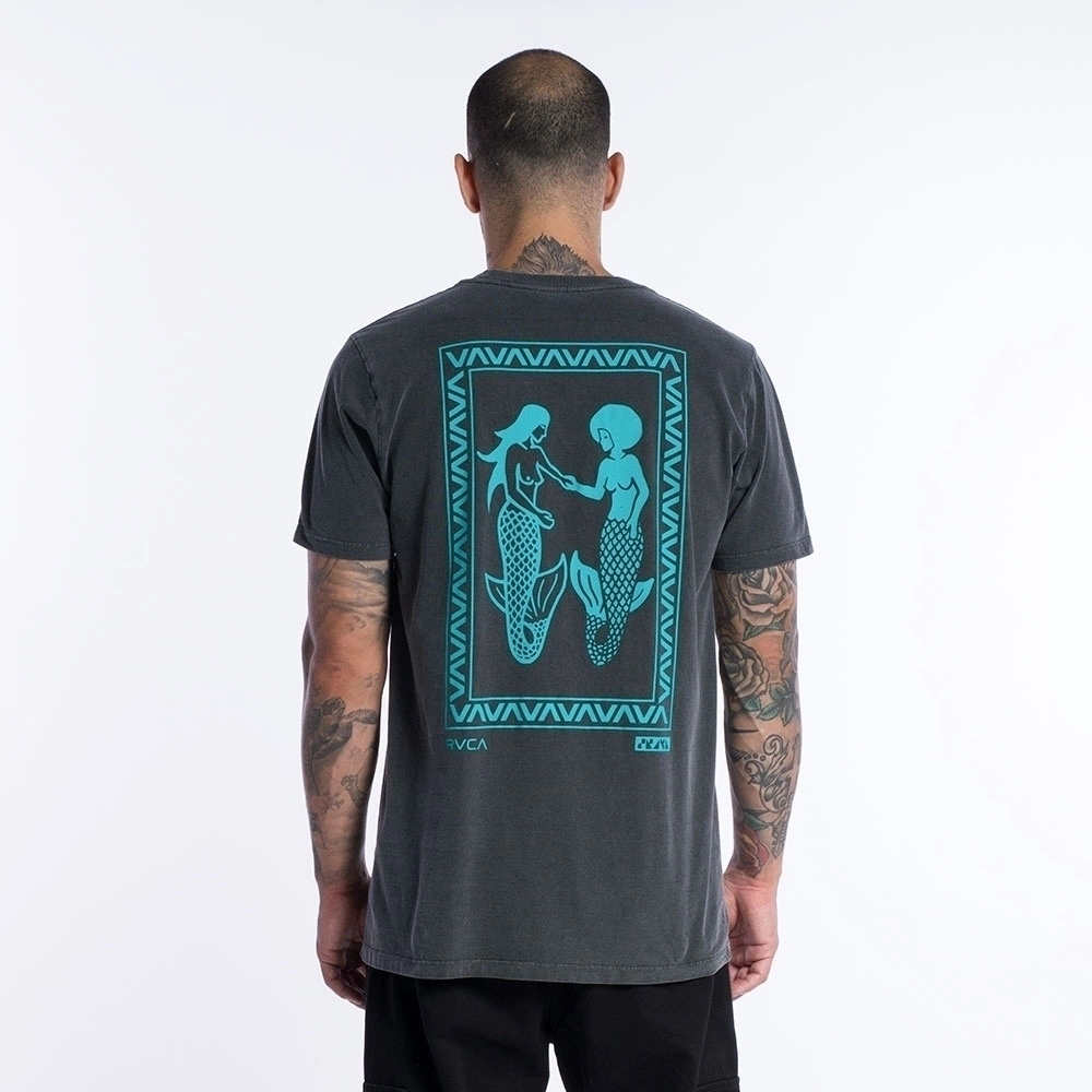 Camiseta Manga Curta RVCA X Praya Sereia
