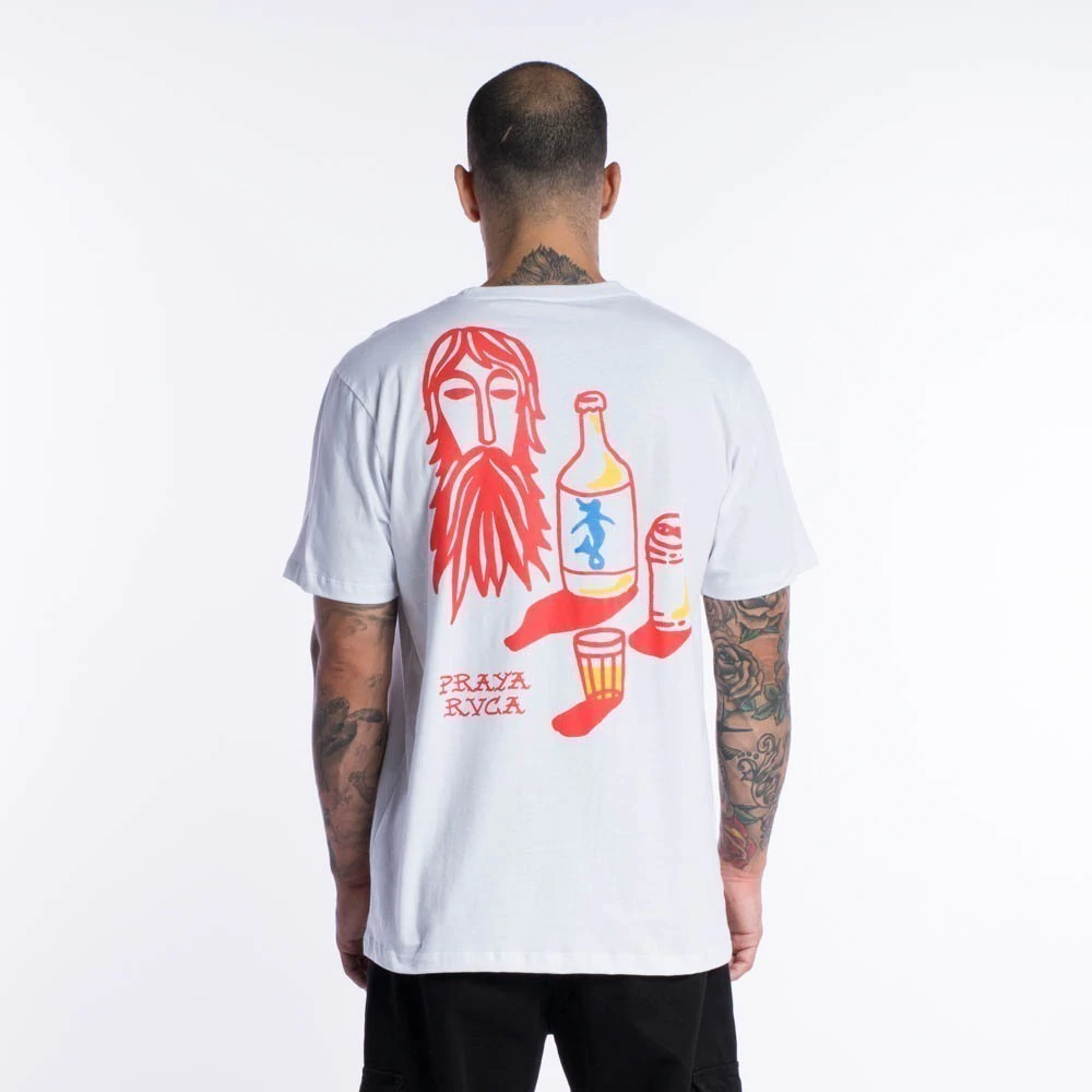 Camiseta Manga Curta RVCA X Praya Marujo
