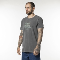 Camiseta Rvca Text Spec Preto Estonado na internet