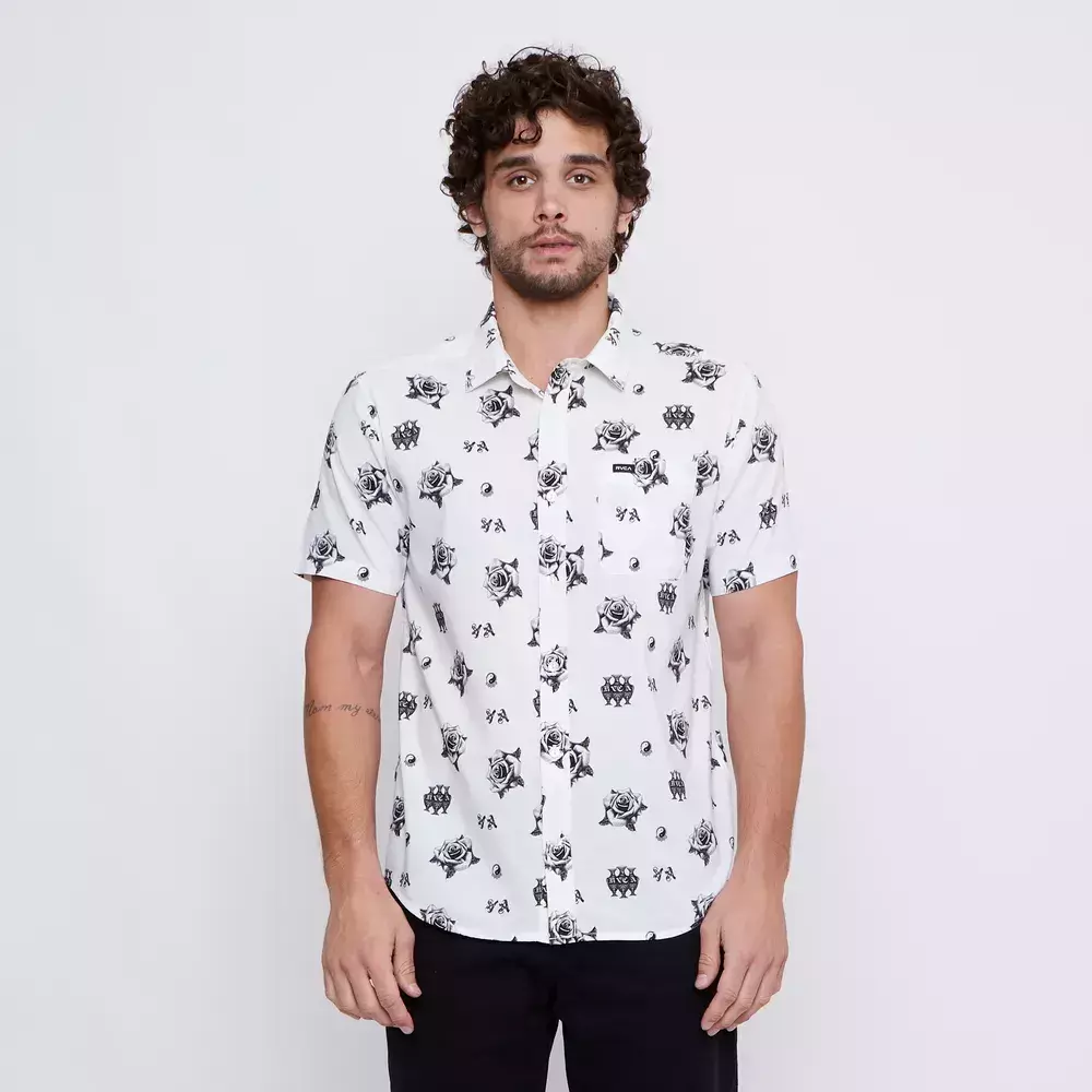 Camisa RVCA Jean Jean Ceremony Ss White