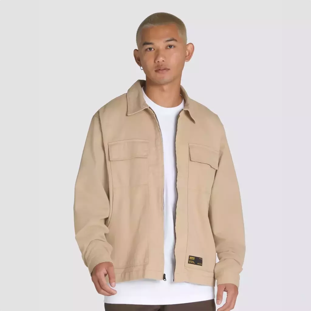 Jaqueta VANS Mcavoy Zip Station Jacket Upland Lx Vintage Incense