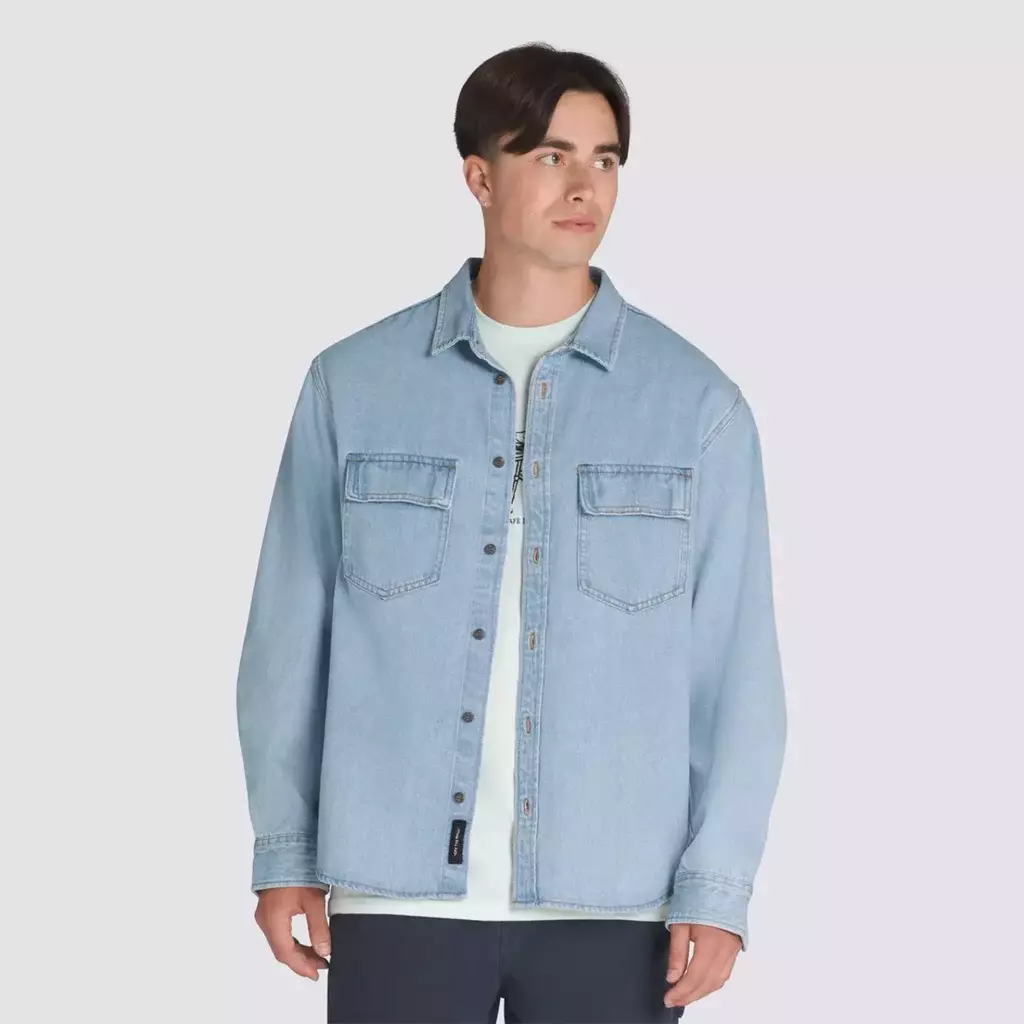 Camisa Vans LS Faded Denim