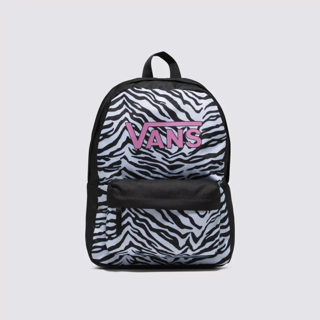 Mochila VANS Girls R Zebra Daze White-Black
