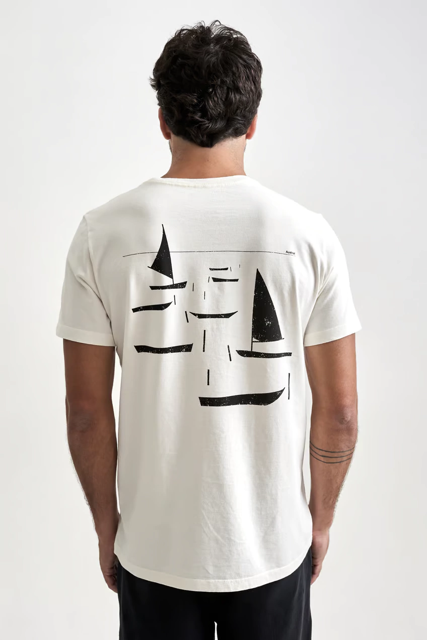 Camiseta Austral Float Off White