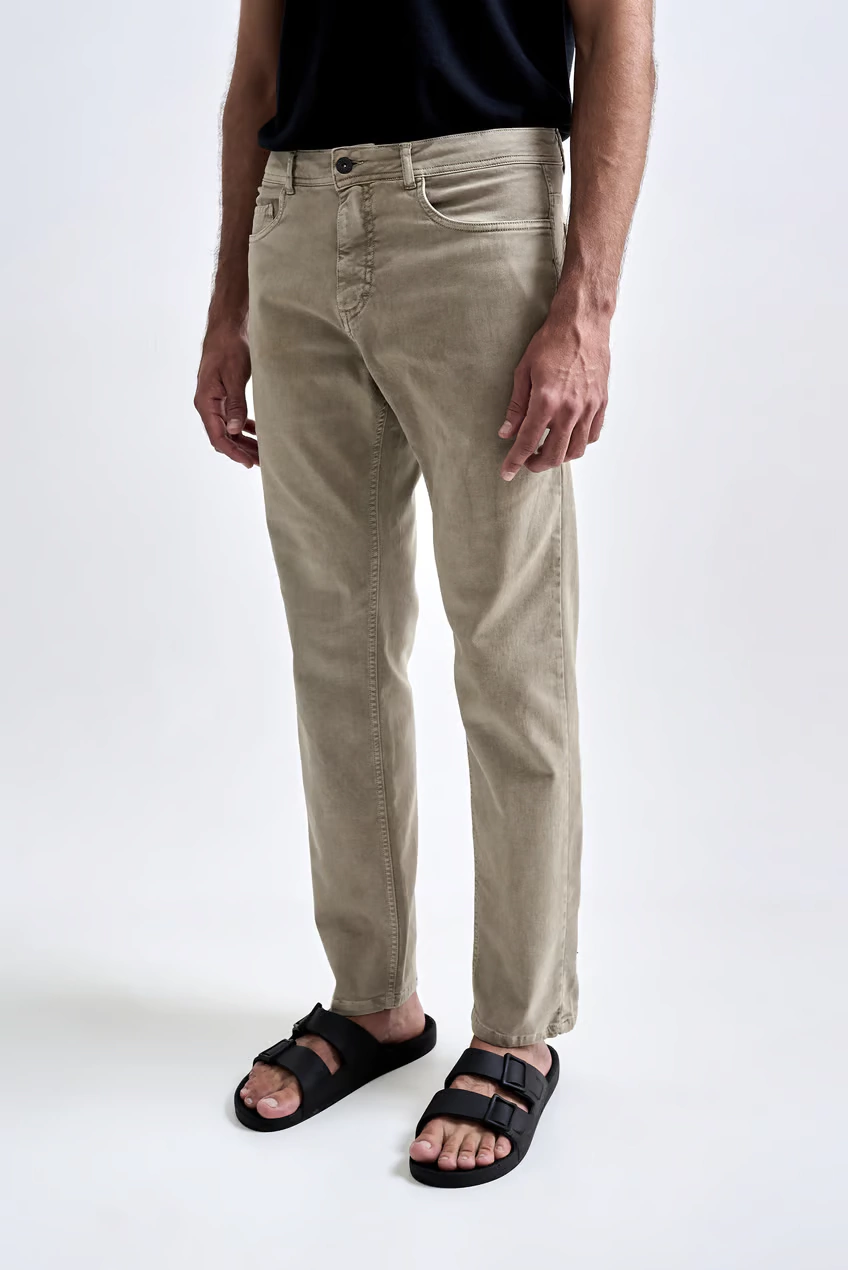 Calça Austral 5 Pockets Super Soft Cinza Claro