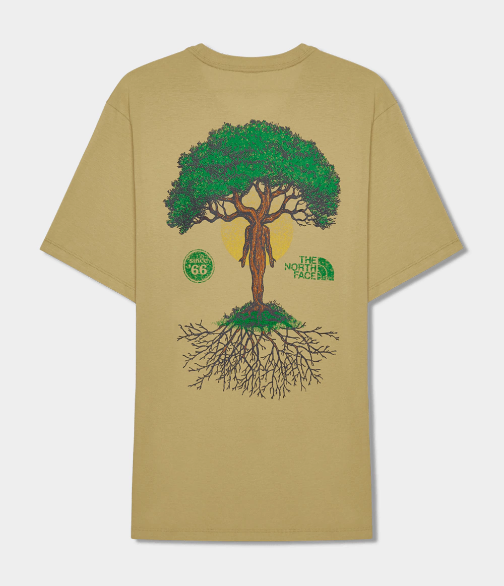Camiseta TNF Crown Shyness Tee Khaki Stone