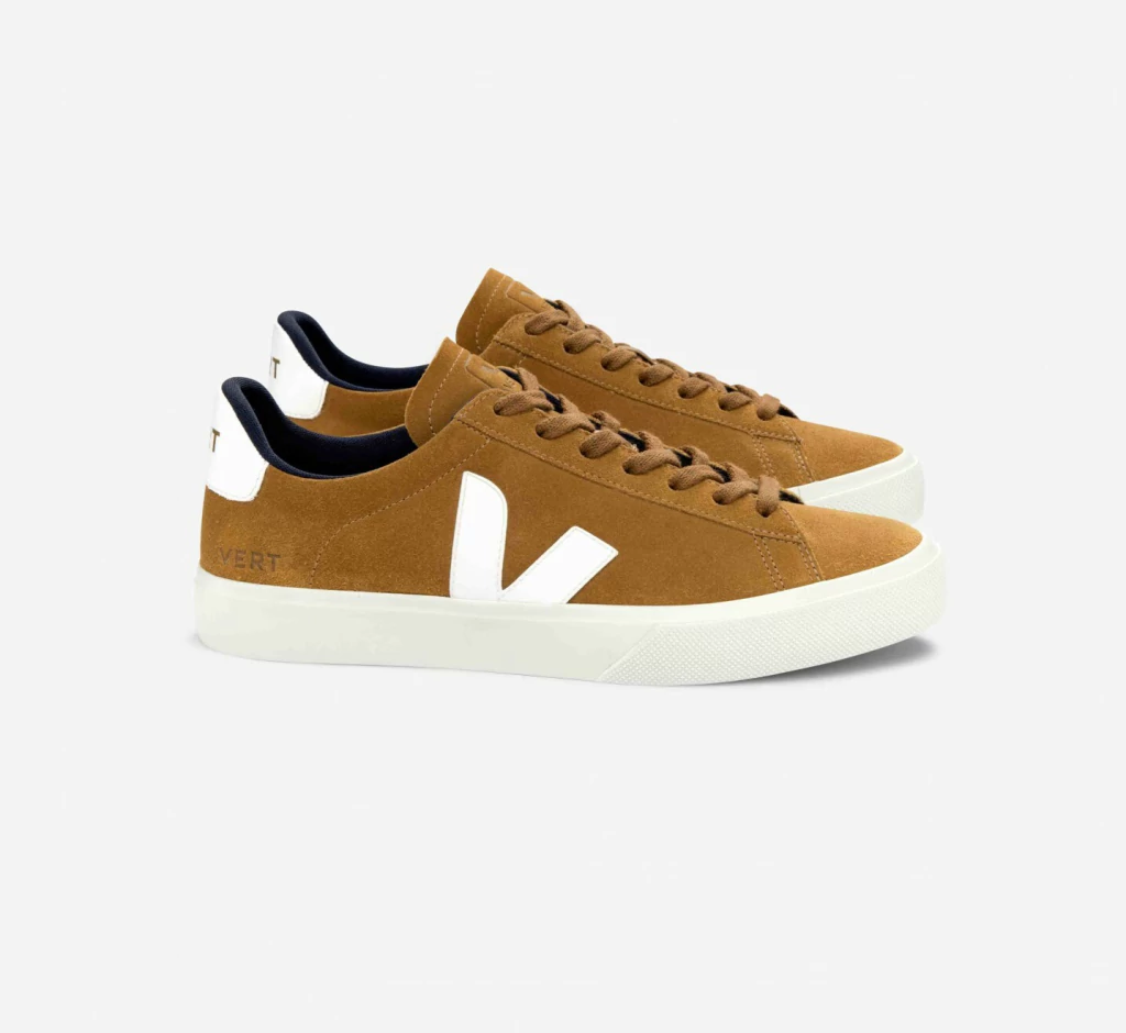 Tênis VERT Campo Suede Camel White