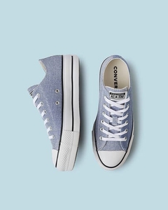 Tênis CONVERSE Chuck Taylor All Star Lift Summer Denim Azul - RWA Store - Moda Streetwear