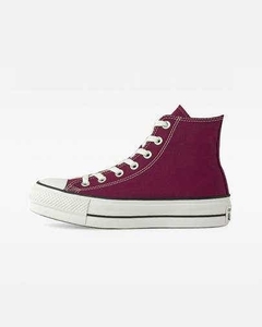 Tênis CONVERSE ALL STAR Chuck Taylor All Star Lift Canvas Bordo - comprar online