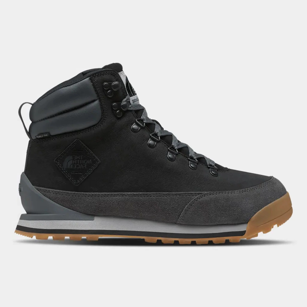 Bota Masculina Back-To-Berkeley IV Leather WP TNF Black/Asphalt Grey