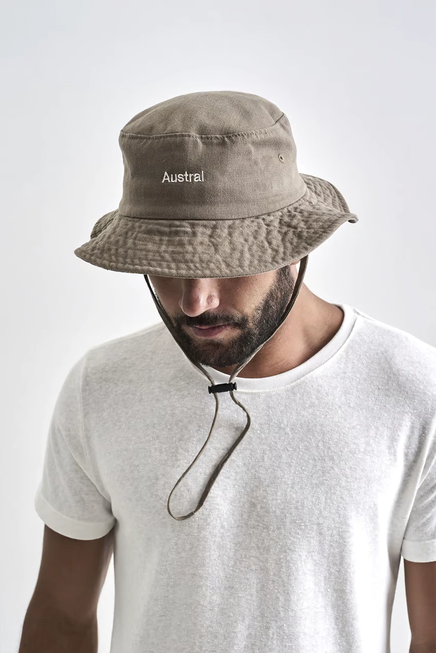 Bucket Austral Hat Stone Verde
