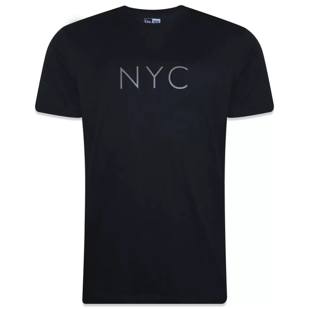 Camiseta NEW ERA Regular Core NYC New York City Manga Curta